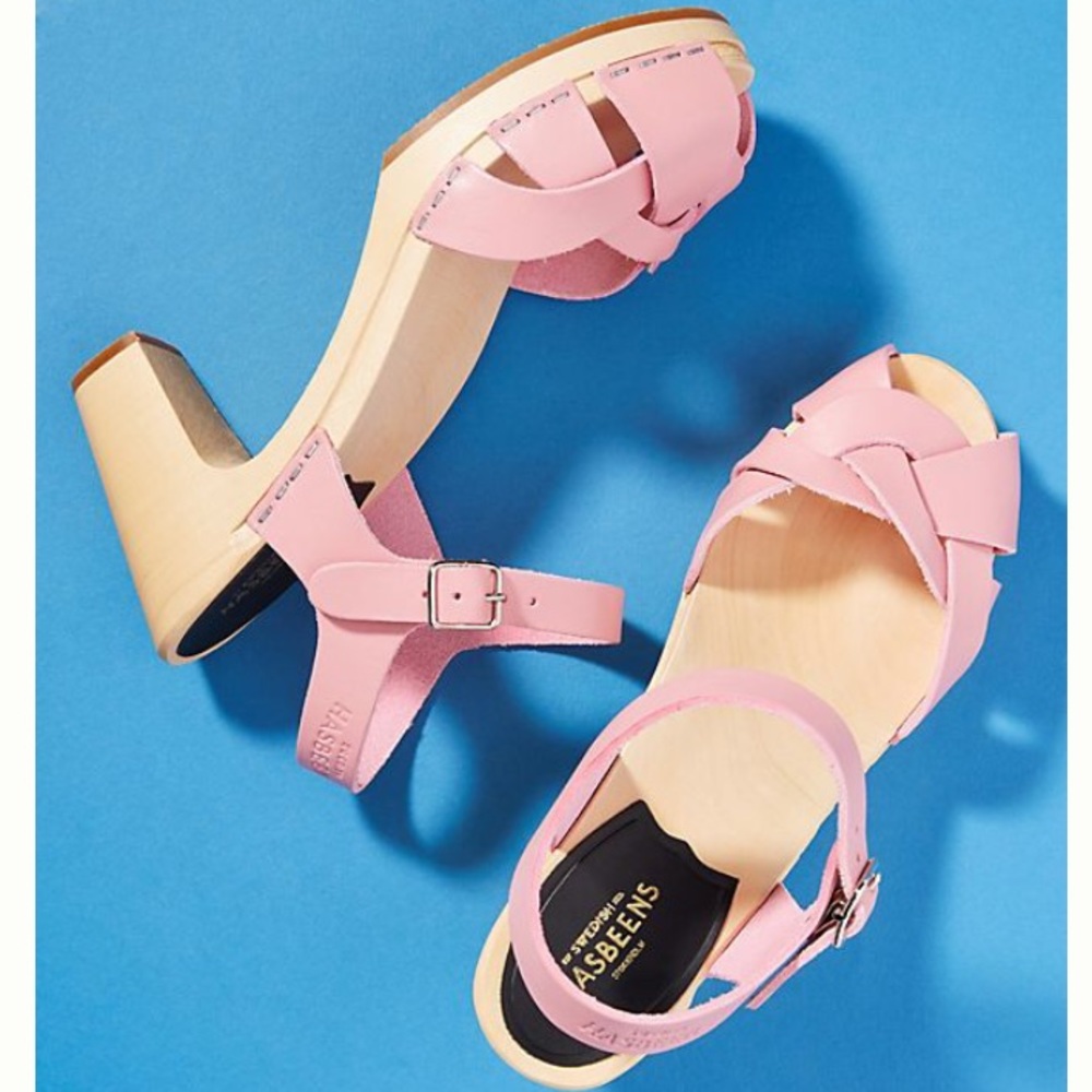 Swedish Hasbeens, pink, new, size 41